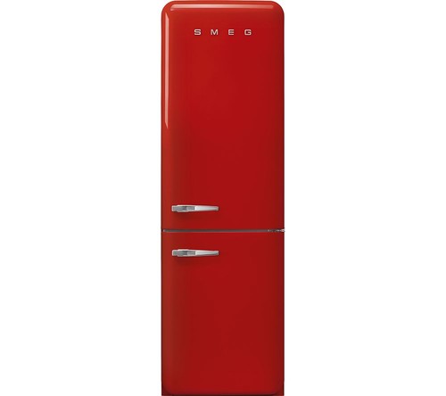 Smeg fridge freezer red - fridge,