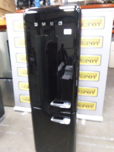 Smeg fridge freezer black - smeg,