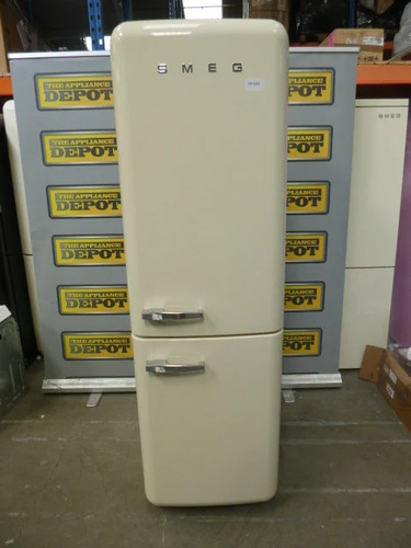 Smeg fridge freezer - smeg, cream