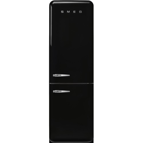 Smeg fridge freezer black - smeg,