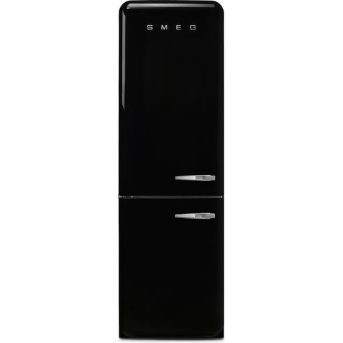 Smeg fridge freezer black - fridge,